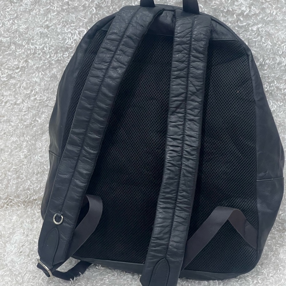 Coach BLACK Charles Leather Backpack Bag F54786 - Picture 4 of 15